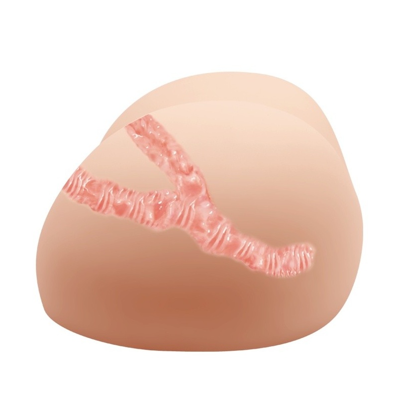 Realistyczny masturbator Judy Vibrating z wibracją i podwójnym kanałem, 23,5 × 16,5 × 9,5 cm - 3