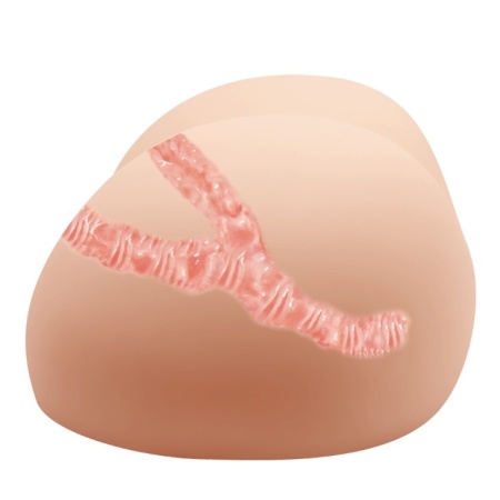 Realistyczny masturbator Judy Vibrating z wibracją i podwójnym kanałem, 23,5 × 16,5 × 9,5 cm - 3