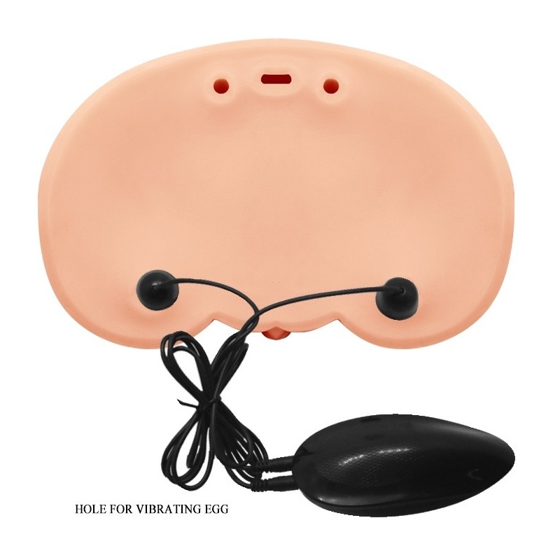 Realistyczny masturbator Judy Vibrating z wibracją i podwójnym kanałem, 23,5 × 16,5 × 9,5 cm - 4