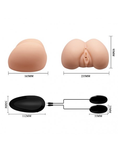 Sztuczna Pochwa Z Wibracją Crazy Bull Judy - Masturbatory i Sztuczne pochwy - 8