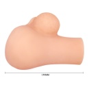 Masturbator analny Jack - żebrowany kanał TPR z wibracjami, 13 cm - 5