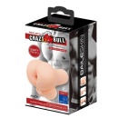 Masturbator analny Jack - żebrowany kanał TPR z wibracjami, 13 cm - 7