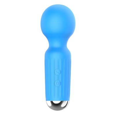 Stymulator Rechargeable Mini Masager USB 20 funkcji – niebieski - 1