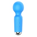 Stymulator Rechargeable Mini Masager USB 20 funkcji – niebieski - 1