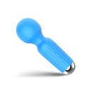 Stymulator Rechargeable Mini Masager USB 20 funkcji – niebieski - 2
