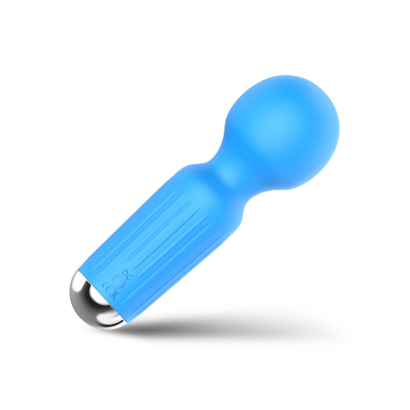 Stymulator Rechargeable Mini Masager USB 20 funkcji – niebieski - 3