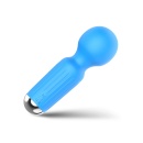 Stymulator Rechargeable Mini Masager USB 20 funkcji – niebieski - 3