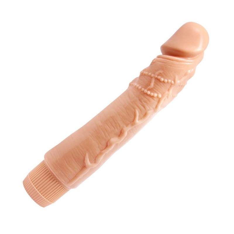 Wibrator Barbara Dybbuk 24 cm z realistyczną teksturą - 1