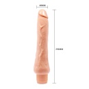 Wibrator dildo Barbara Dryad: obrotowa regulacja wibracji, długość całkowita 24,9 cm - 4