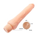 Wibrator dildo Barbara Dryad: obrotowa regulacja wibracji, długość całkowita 24,9 cm - 5