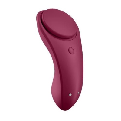 Wibrator do majtek Satisfyer Sexy Secret z magnetycznym mocowaniem i sterowaniem przez aplikację, długość 8,57 cm - 1