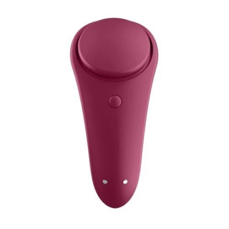 Wibrator do majtek Satisfyer Sexy Secret z magnetycznym mocowaniem i sterowaniem przez aplikację, długość 8,57 cm - 3