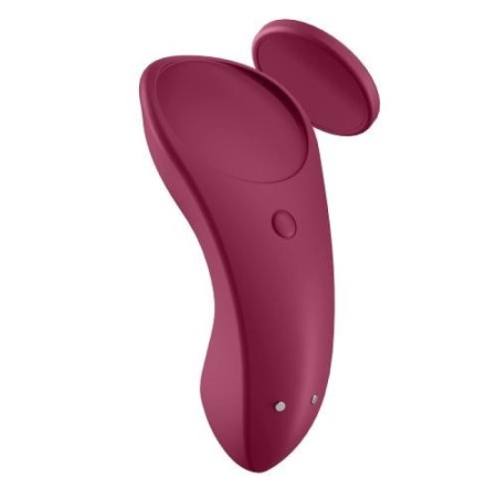 Wibrator do majtek Satisfyer Sexy Secret z magnetycznym mocowaniem i sterowaniem przez aplikację, długość 8,57 cm - 5