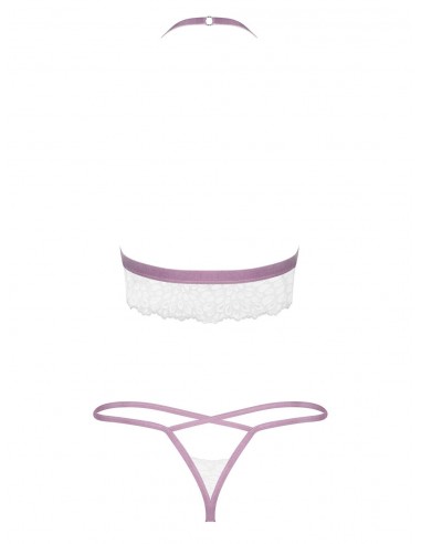 Komplet Bielizny Lilyanne 2-Częściowy Biały  S/M - Komplety bielizny erotycznej - 6