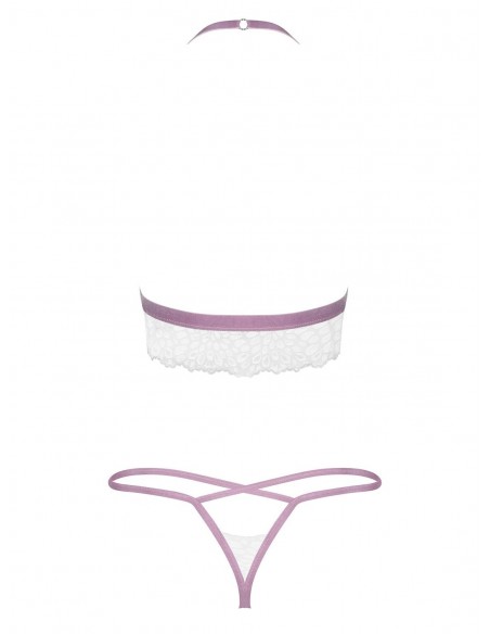 Komplet Bielizny Lilyanne 2-Częściowy Biały  S/M - Komplety bielizny erotycznej - 6