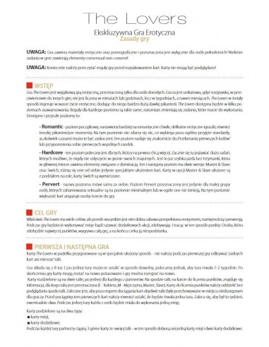 The Lovers - Ekskluzywna Gra Erotyczna (Level 2 - Switch) - Gry erotyczne - 6