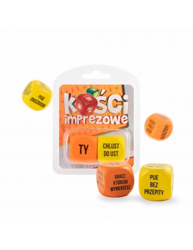 Kości imprezowe - różne kolory - Gry imprezowe, alkoholowe - 1