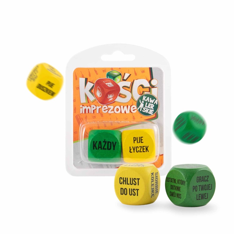 Drewniane kości imprezowe na wieczór kawalerski - 1