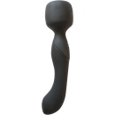 Różdżka erotyczna Heating Wand Black - dwustronna, podgrzewana do 42°C, 10 trybów wibracji, długość 22 cm, średnica 5,5 cm - 2