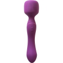 Heating Wand Purple - Dwustronna Różdżka Grzewcza 42°C z Silikonu Medycznego, IPX7, 22 cm - 3