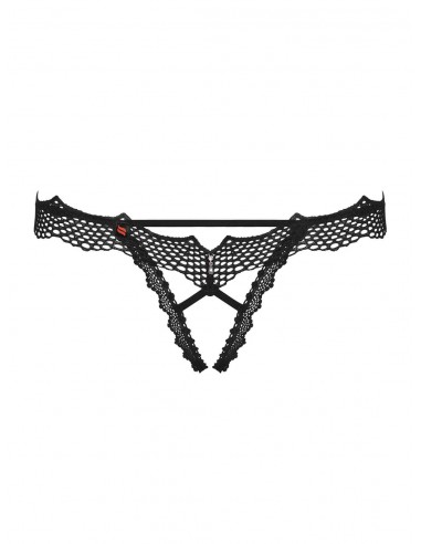 Bravelle Stringi Otwarte Czarne - Stringi - 7