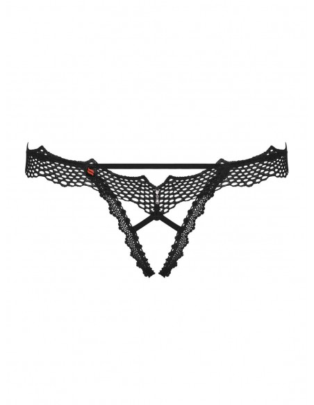 Bravelle Stringi Otwarte Czarne - Stringi - 7