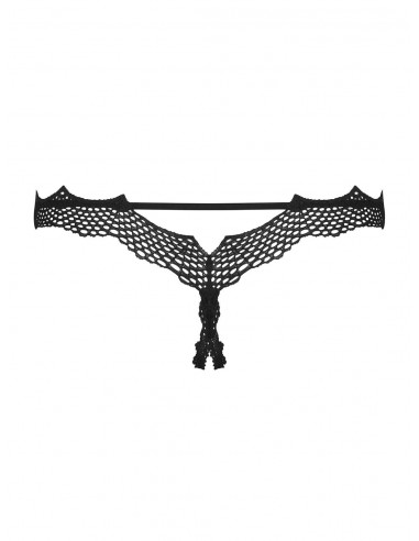 Bravelle Stringi Otwarte Czarne - Stringi - 8