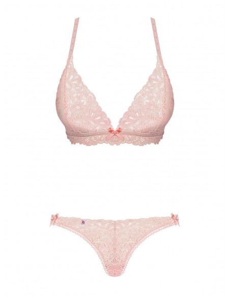 Komplet Bielizny Delicanta 2-Częściowy Różowy  S/M - Komplety bielizny erotycznej - 5