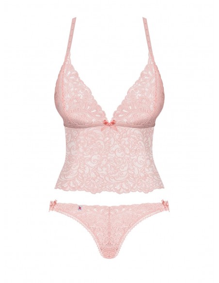 Komplet bielizny Delicanta Top I Figi Różowy  S/M - Komplety bielizny erotycznej - 5