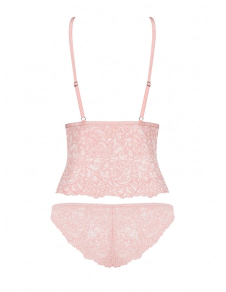 Komplet bielizny Delicanta Top I Figi Różowy L/Xl - Komplety bielizny erotycznej - 6