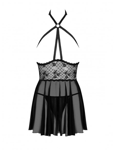 Bielizna nocna 840-Bab-1 Babydoll I Stringi L/Xl - Babydoll - 5