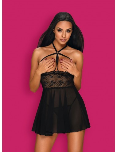 Bielizna nocna 811-Bab-4 Babydoll I Stringi  S/M - Babydoll - 3