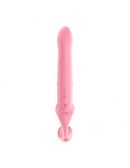 Strapon Bez Uprzęży Vibratore Third Joy - Strap-ony, dilda na pasku z wibracją - 5