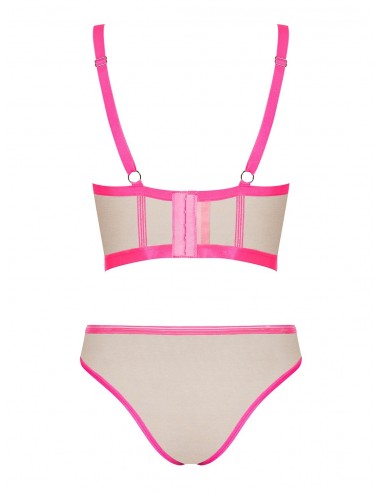 Komplet bielizny Nudelia Top I Figi Różowe L/Xl - Komplety bielizny erotycznej - 6