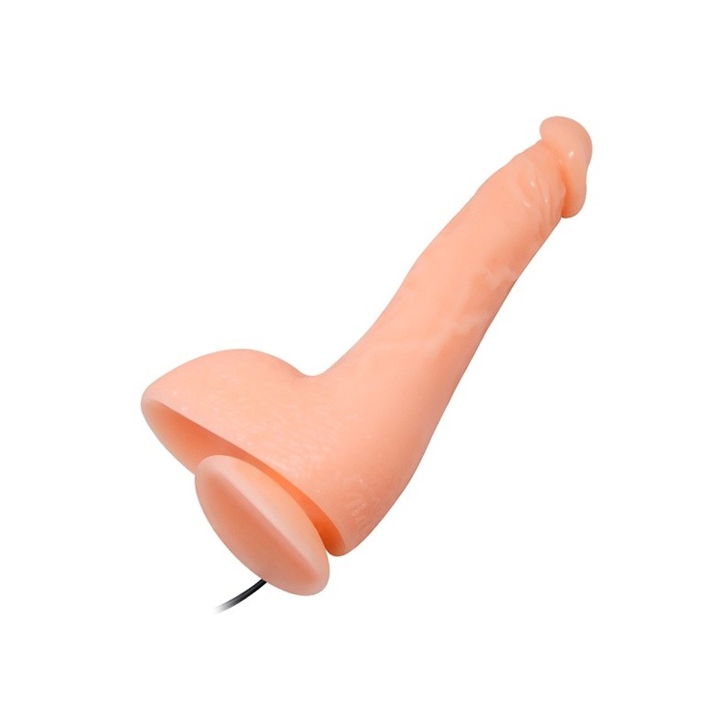 Dildo Baile Jasson 9.8'' - realistyczny TPR z przyssawką próżniową, wibracją wieloprędkościową i pilotem na przewodzie, długość - 3