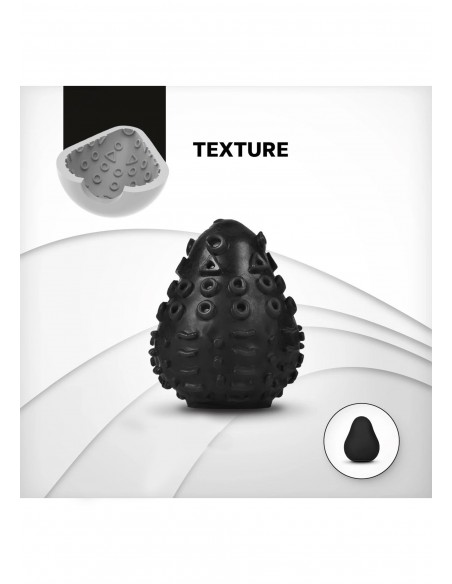 Gegg Masturbator Czarny - Masturbatory i Sztuczne pochwy - 5