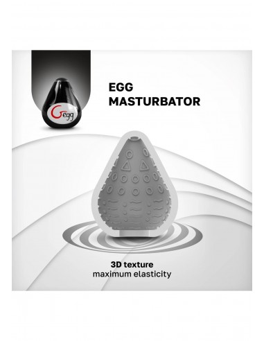 Gegg Masturbator Czarny - Masturbatory i Sztuczne pochwy - 6