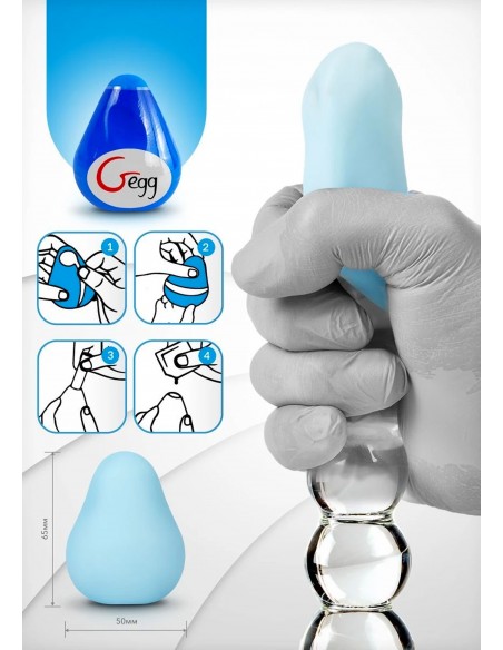 Gegg Masturbator Niebieski - Masturbatory i Sztuczne pochwy - 4