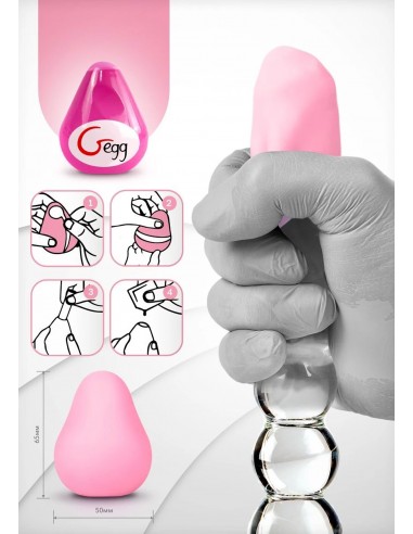 Gegg Masturbator Różowy - Masturbatory i Sztuczne pochwy - 4