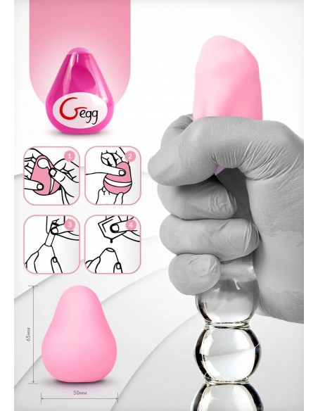 Gegg Masturbator Różowy - Masturbatory i Sztuczne pochwy - 4
