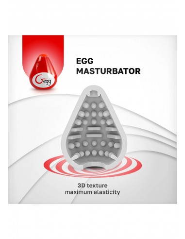 Gegg Masturbator Czerwony - Masturbatory i Sztuczne pochwy - 5