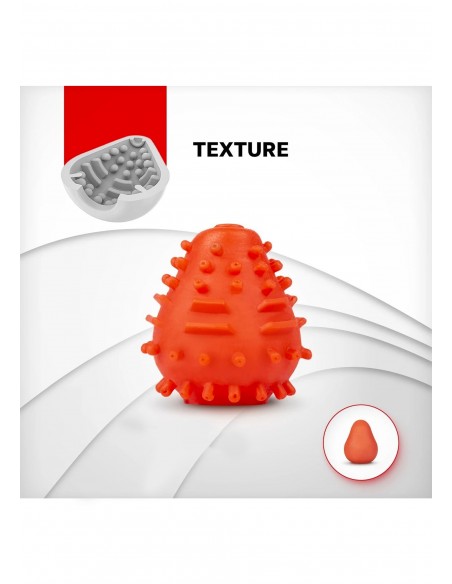 Gegg Masturbator Czerwony - Masturbatory i Sztuczne pochwy - 6