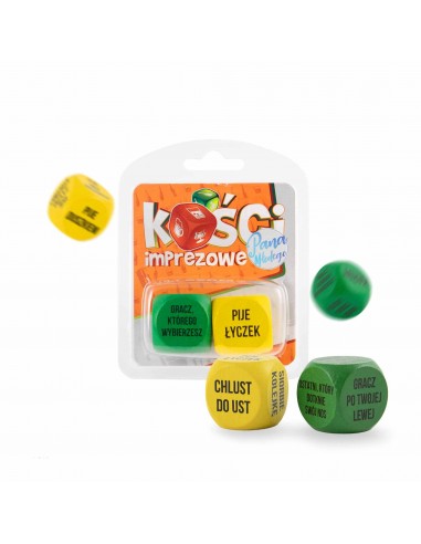 Kości imprezowe - Pana młodego - różne kolory - Gry imprezowe, alkoholowe - 1