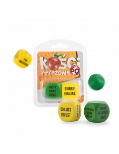 Kości imprezowe - na 60 urodziny - różne kolory - Gry imprezowe, alkoholowe - 1