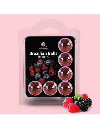Brazylijskie kulki do masażu Berries 6 szt. - Olejki i żele do masażu - 3