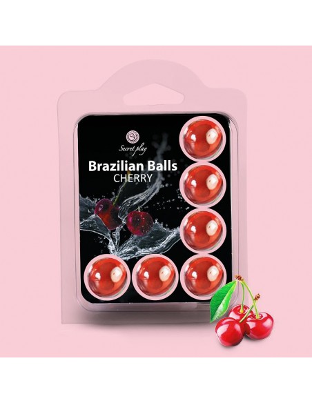 Brazylijskie kulki do masażu Cherry 6 szt. - Olejki i żele do masażu - 3