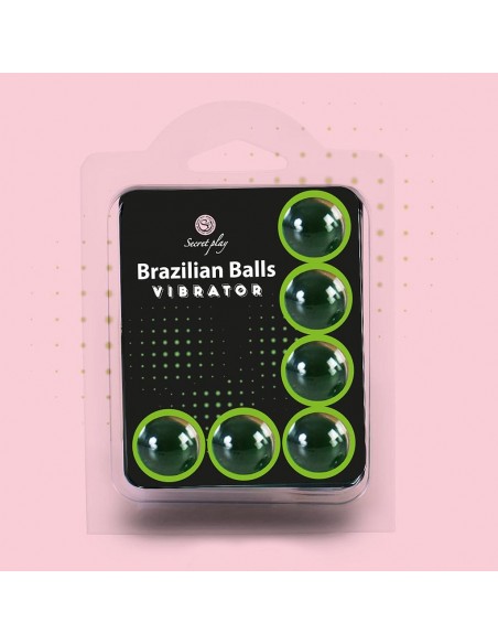 Brazylijskie kulki do masażu Vibrator 6 szt. - Olejki i żele do masażu - 3