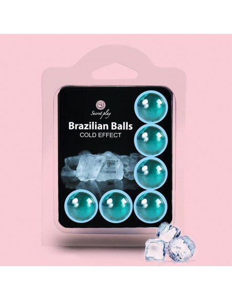 Brazylijskie kulki do masażu Cold Effect 6 szt. - Olejki i żele do masażu - 3