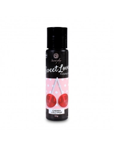 Jadalny żel intymny Sweet Love Cherry Lollipop 60 ml - Lubrykanty do seksu oralnego - 2