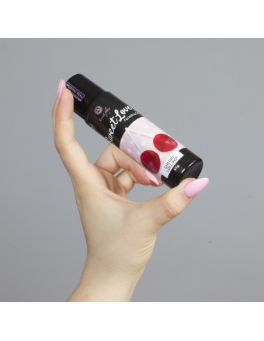 Jadalny żel intymny Sweet Love Cherry Lollipop 60 ml - Lubrykanty do seksu oralnego - 3